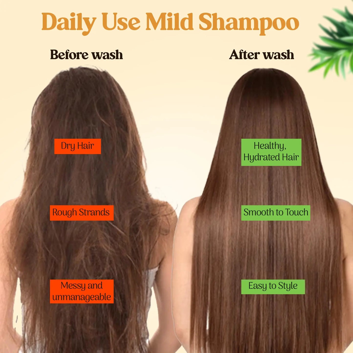 Touché Wellness Follinature Shampoo | Plant Based Herbal Daily Use Shampoo | With Neem - Amla - Aloevera - Rosemarry extract - Almond Oil | Gentle & Mild Cleansing | For All Hair Types - 200 ml My Store