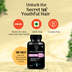 Follicharge Tablets for Hair & Skin - 30 Tablets