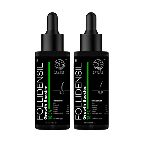 Follidensil 2-Pack Growth Booster Hair Serum for Hair Growth & Fall Control