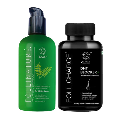 DHT Blocker + Follinature Daily Use Shampoo Combo