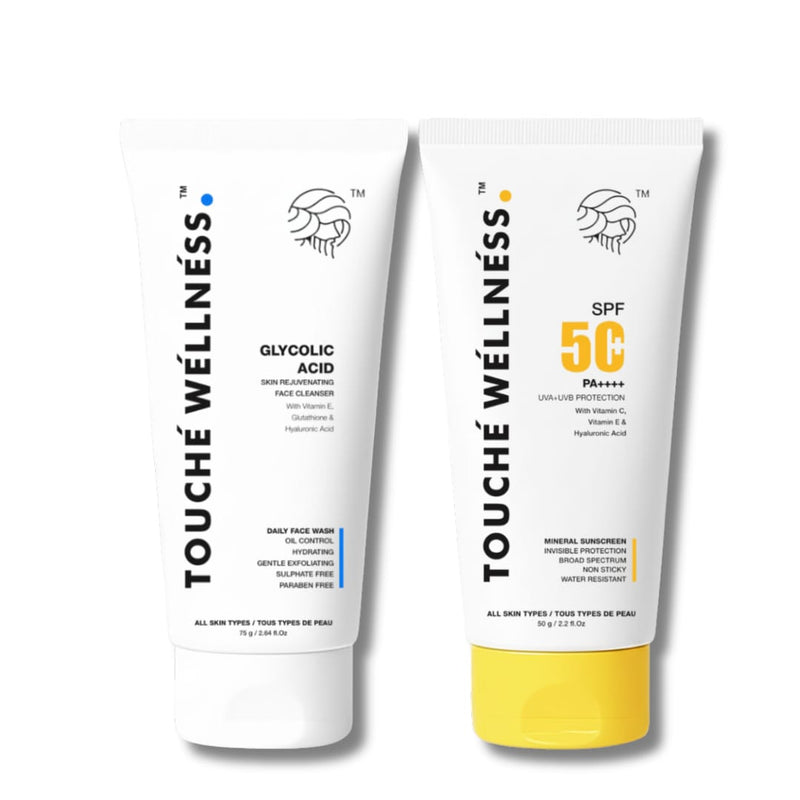 Touché Wellness Sunscreen & Face Wash Clear Protect Combo