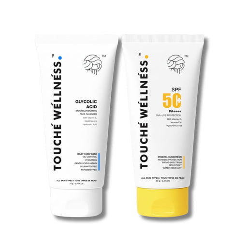 Touché Wellness Sunscreen & Face Wash Clear Protect Combo