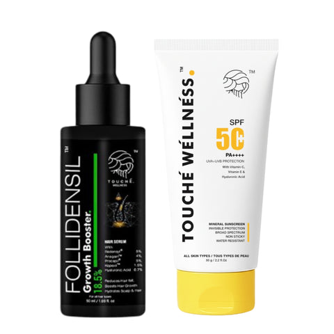 Follidensil Serum + SPF 50 Sunscreen Combo